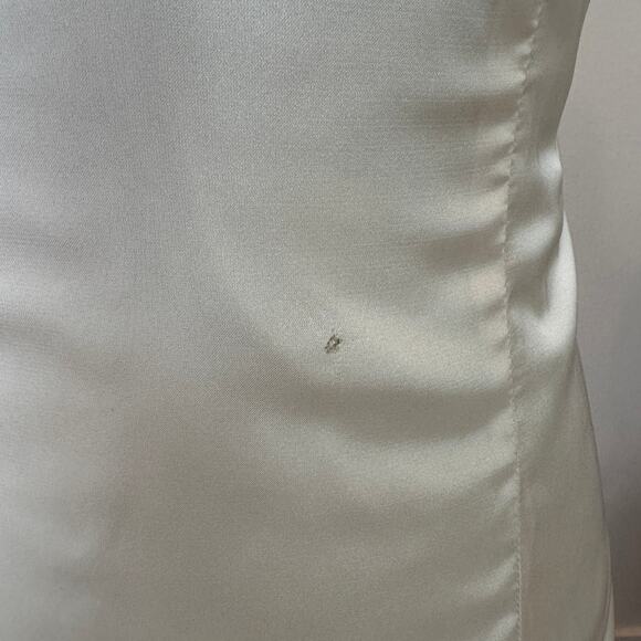 Revolve Cream Mini Slip Dress SMALL Lingerie Satin Coquette More to Come $74 - Picture 10 of 10